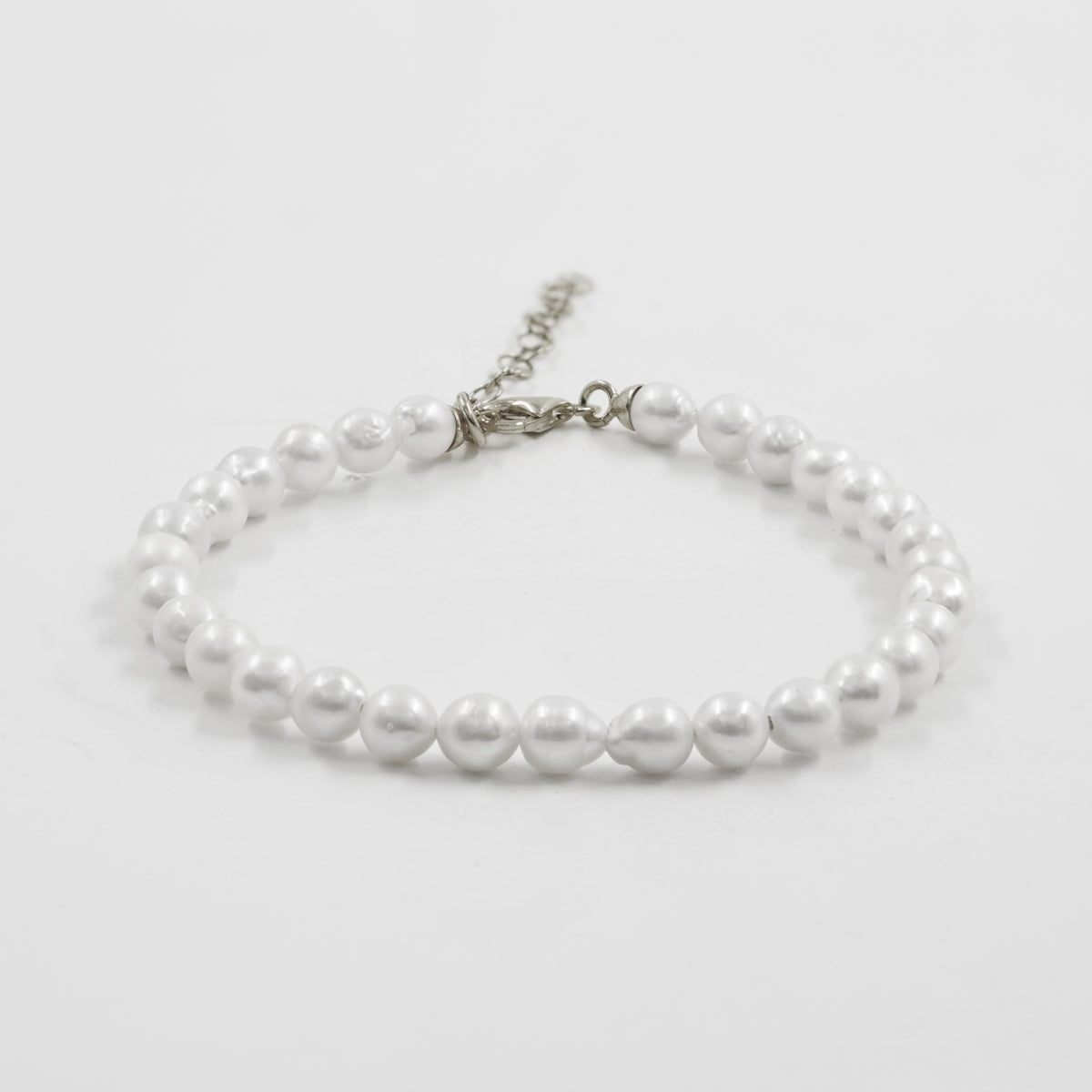 Bracciale in Arg.925 con Perle a riso