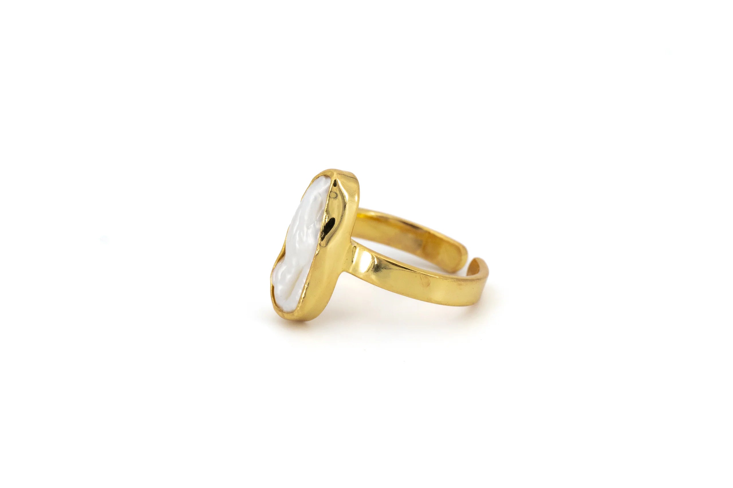Anello in Ottone e Perla