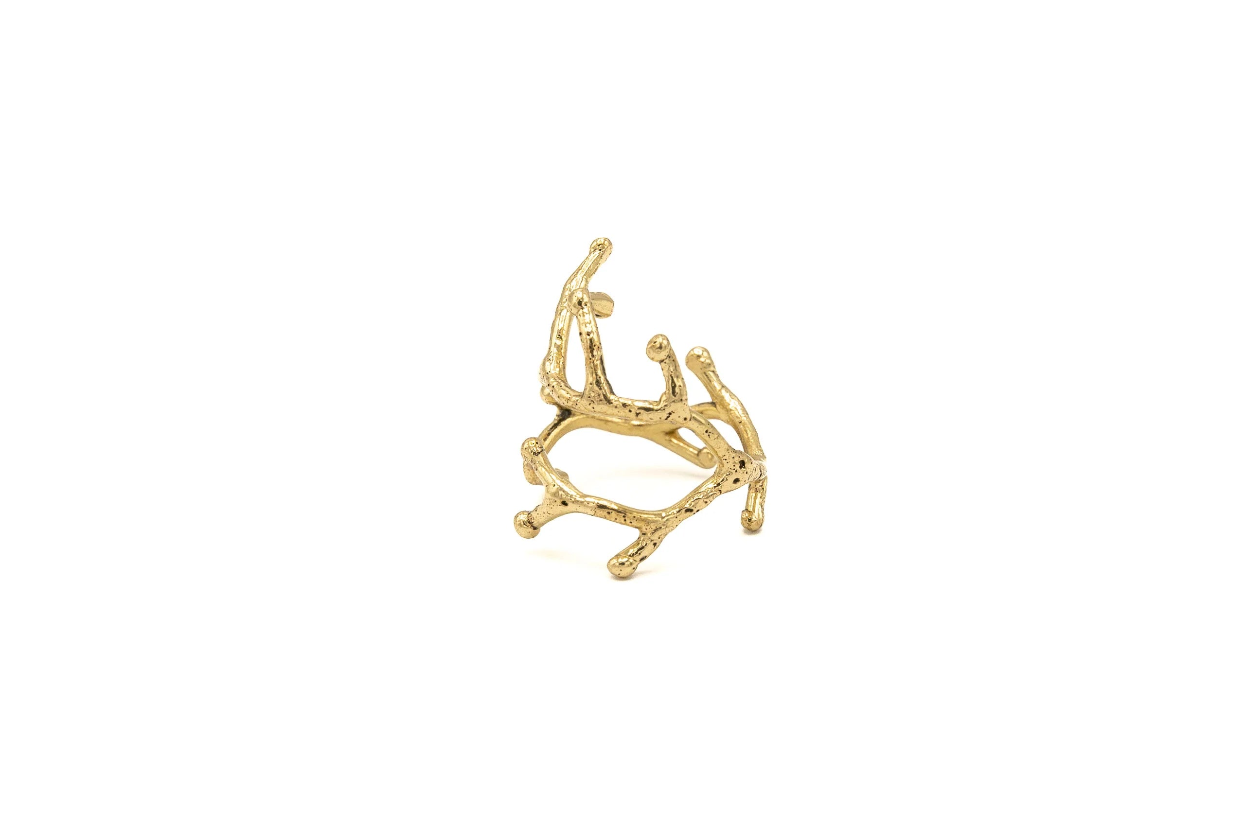Anello rametti in Ottone
