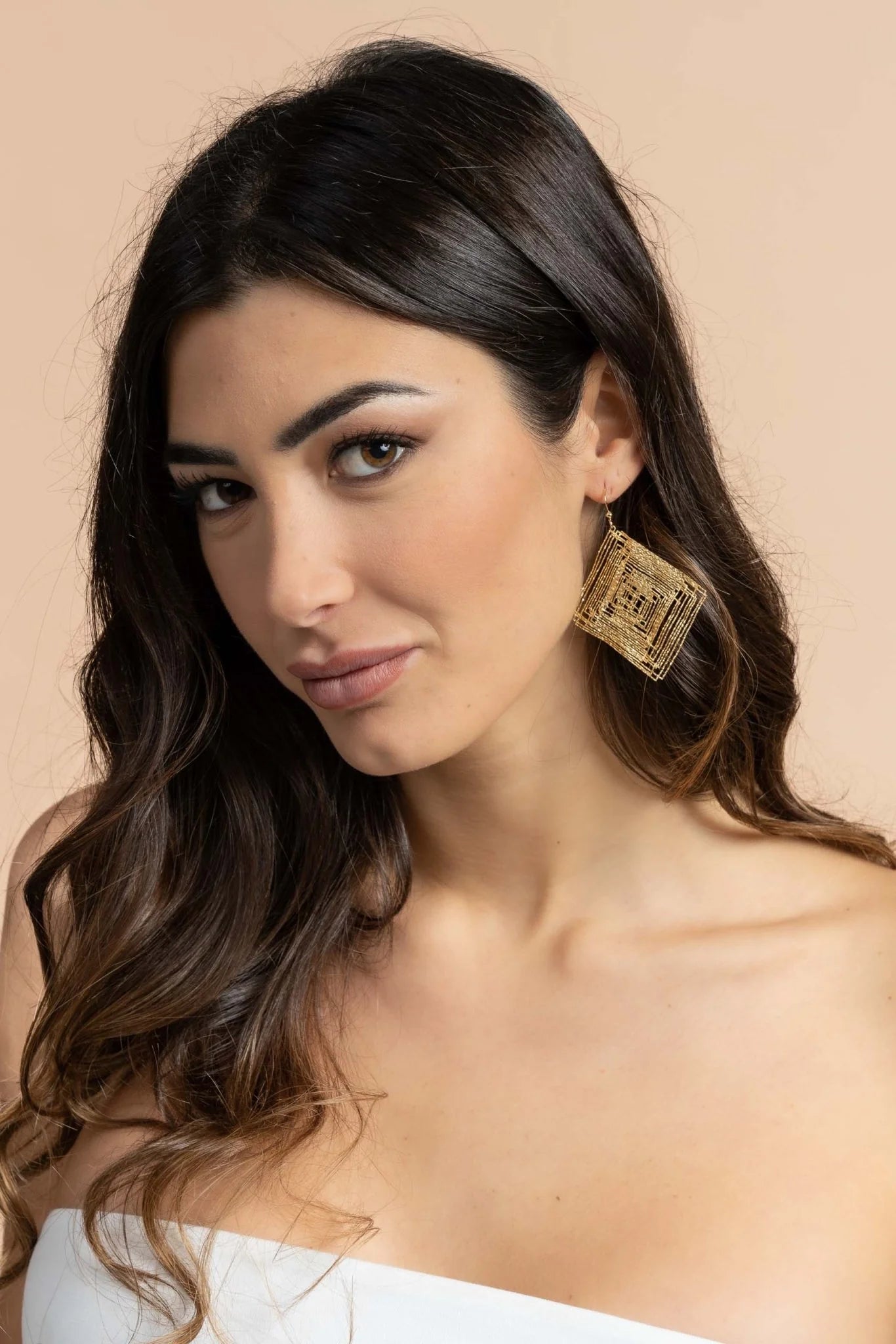Orecchini filigranati in Ottone