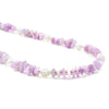 Collana in argento rosè con Kunzite, Perle e Ematite