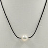 Collana laccio con Perla barocca e chiusura in Arg.925