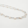 Collana con Ematite silver e Perle
