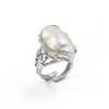 Anello in Arg.925 con Perla barocca