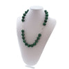 Collana in Pasta di Malachite e Argento 925