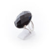 Anello con cabochon sfaccettato di Onice e Argento 925