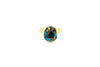 Anello in Ottone e Apatite