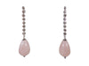 Orecchini in Morganite, Zirconi e Argento 925