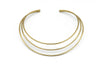 Choker ottone tre fili