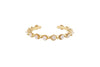 Bracciale ottone multi pietre Madreperla
