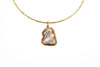 Choker ottone con perla