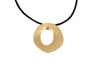 Collana cerchio stilizzato in Ottone