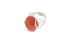 Anello in Arg.925 e Corallo Mediterraneo