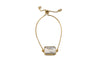 Bracciale morbido in Ottone e Perla